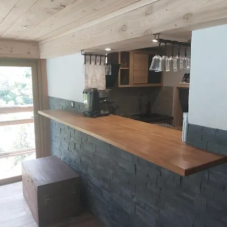 Avec Vue Panoramique A Champagny - La Joubarbe Appartement La Plagne